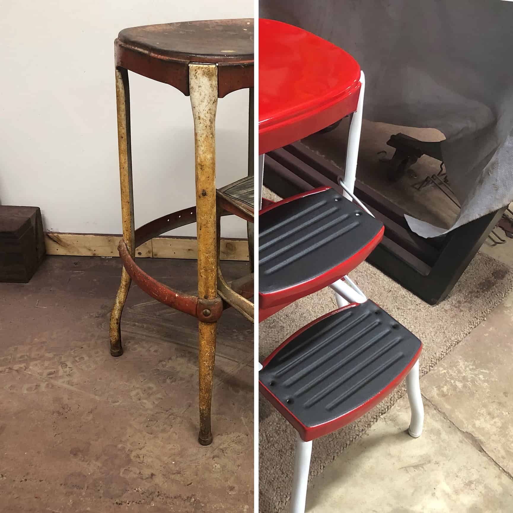 Stool Before After